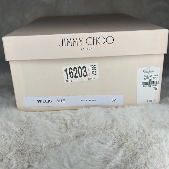 Black Jimmy Choo Strappy Boots - Picture 8 of 8